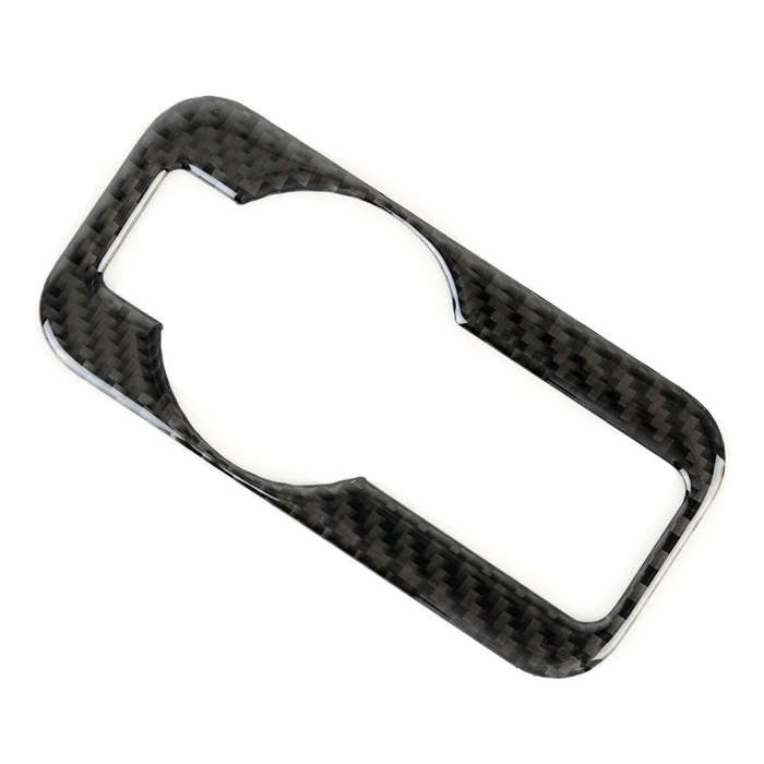 Car Carbon Fiber Headlight Panel Decorative Sticker for Volkswagen Touareg, Headlight Panel