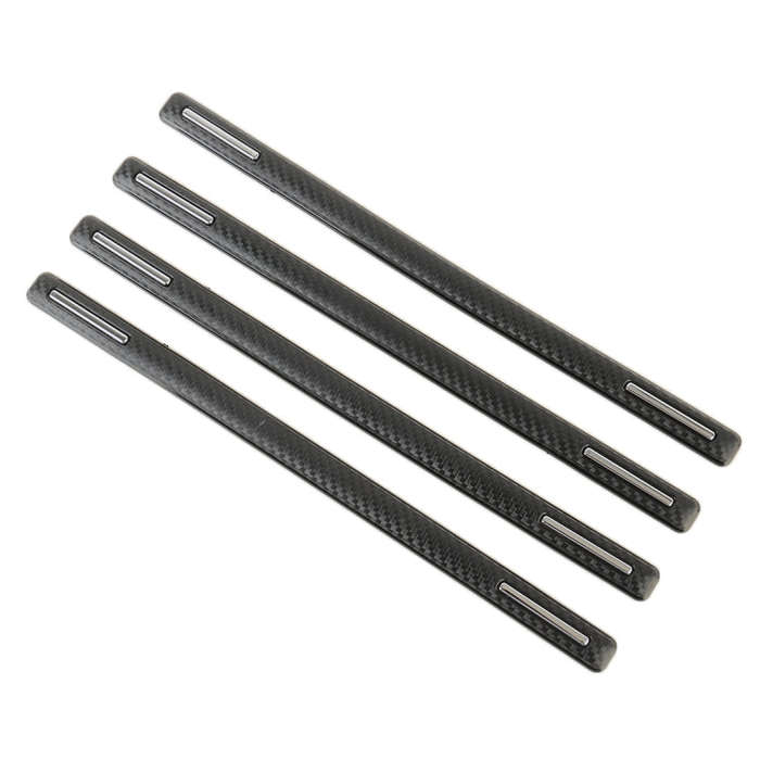 3R-2152 4 PCS Universal Car Body Anti-collision Strip Protection Guards Silicon Trims Stickers, 3...