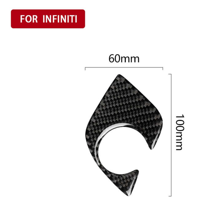 Car Carbon Fiber Gear Lever Lower Panel Decorative Sticker for BMW 5 Series G38 528Li / 530Li / 5...