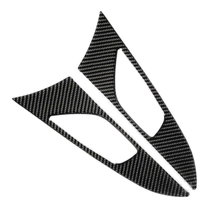2 PCS Car Carbon Fiber Door Inner Handle Outer Frame Decorative Sticker for Mazda Axela 2014 / 20...