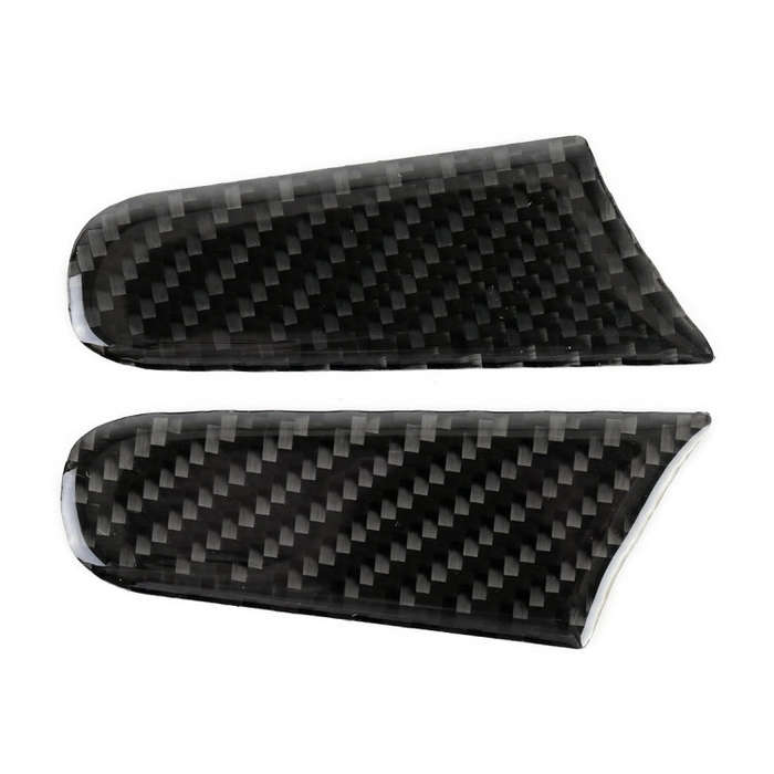 2 PCS Carbon Fiber Car Rearview Mirror Decorative Sticker for Porsche Macan, Rearview Mirror