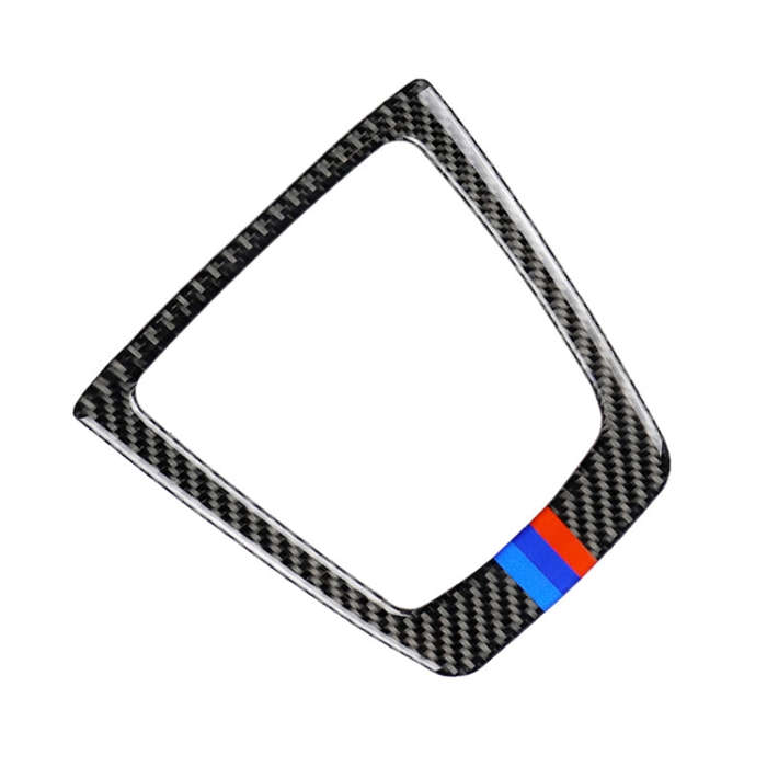 Car Carbon Fiber Gear Position Panel Decorative Three Color Sticker for BMW Z4 2009-2015, Gear Po...