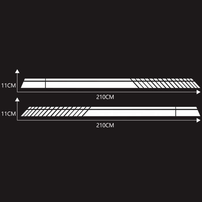 Car Styling Stripe PVC Sticker Auto Decorative Sticker, D-700