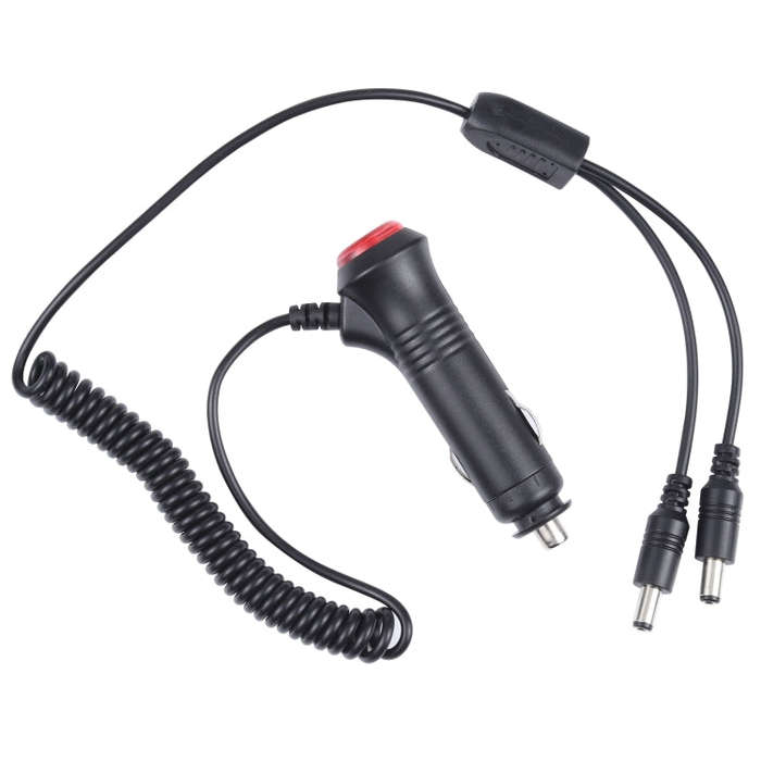12-24V Car Cigarette Lighter Switch Plug to DC5.5x2.1mm Charger Spring Power Cable, Switch Plug