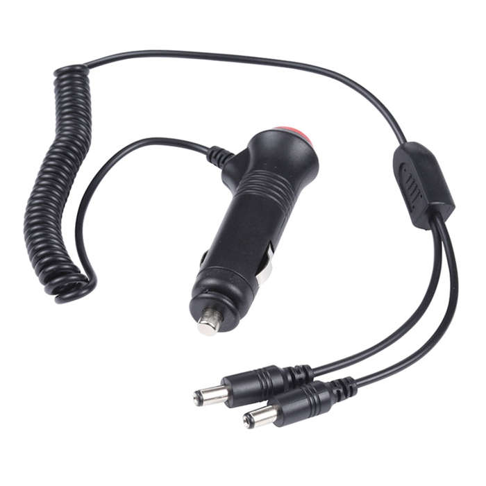12-24V Car Cigarette Lighter Switch Plug to DC5.5x2.1mm Charger Spring Power Cable, Switch Plug