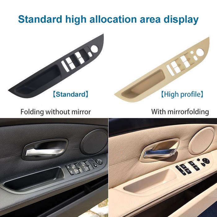 Car Left Front Door Window Lift Switch Trim Panel 51416983705 for BMW E60 2008-2010, Left Driving...