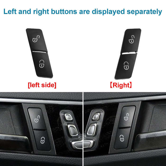 Car Left Side Door Lock Switch Buttons 2049058402 for Mercedes-Benz W204, Left Driving, For Merce...
