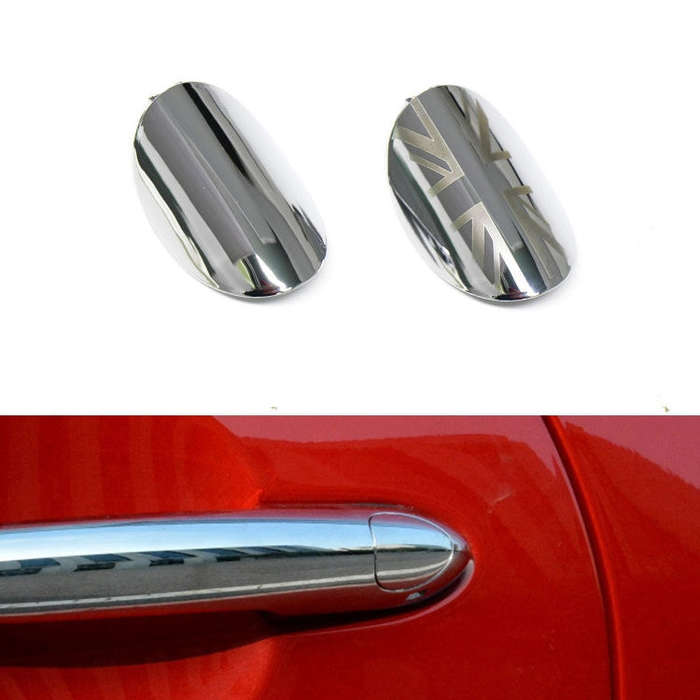 Car Outside Door Handle Covering Cap 51217431945 for BMW mini F55, Left Driving(UK Flag Style)