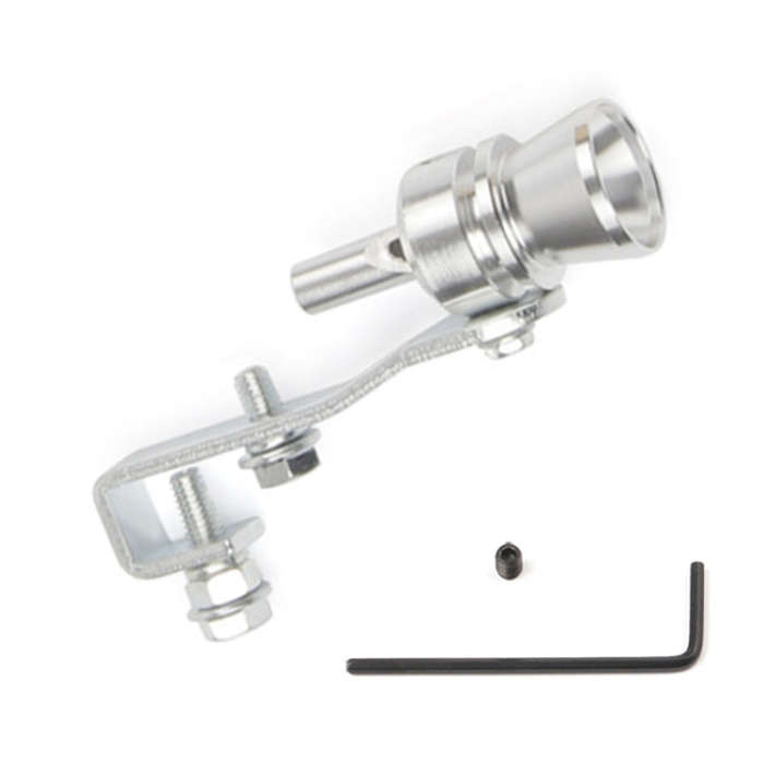 Universal Aluminum Turbo Sound Exhaust Muffler Pipe Whistle Car / Motorcycle Simulator Whistler, ...