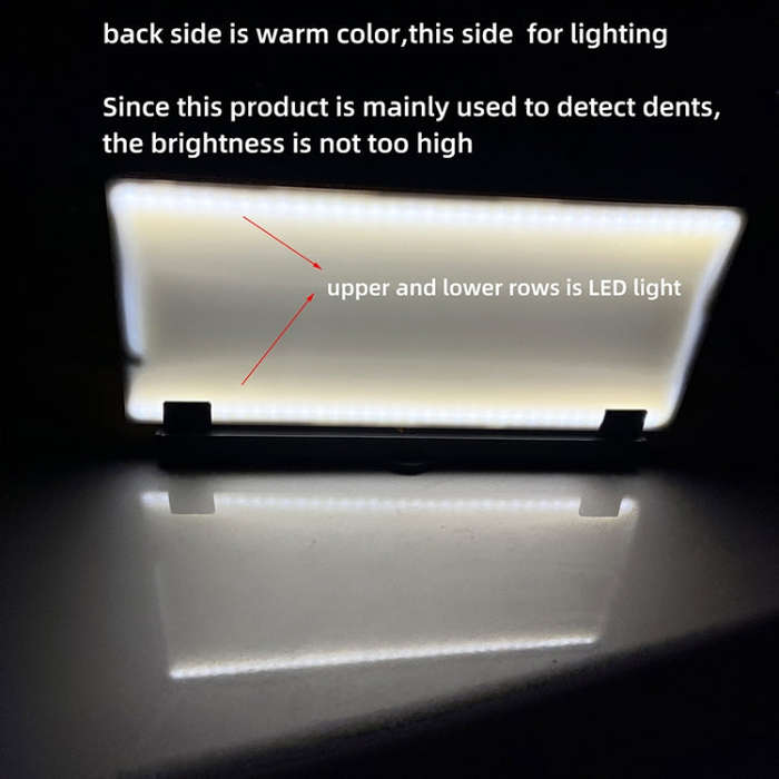 68LEDs Paintless Dent Repair Removal Tool Checking Reflector Line Stripe Light Detection Board, S...