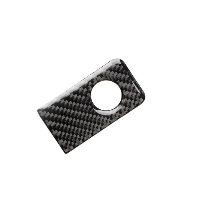 Car Carbon Fiber Front Passenger Seat Storage Box Decorative Sticker for Infiniti Q50 / Q60 2014-...