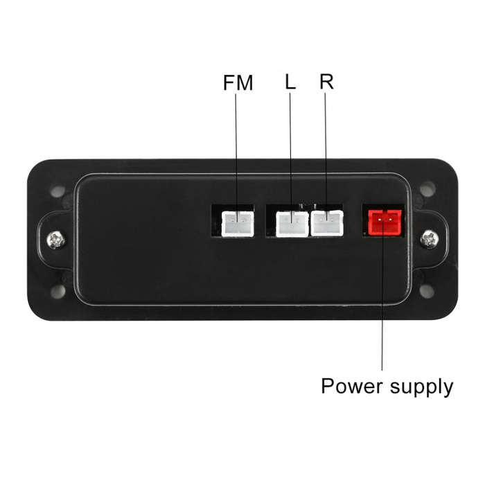 Car 5V 2x3W Audio MP3 Player Decoder Board FM Radio TF USB 3.5mm AUX, with Bluetooth and Recordin...