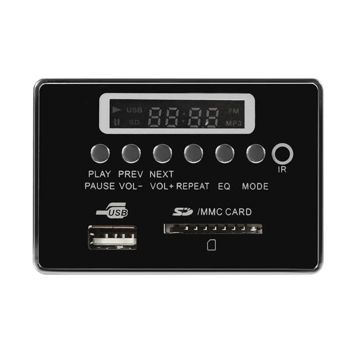 Car 12V Audio MP3 Player Decoder Board FM Radio SD Card USB AUX, with Bluetooth / Remote Control,...