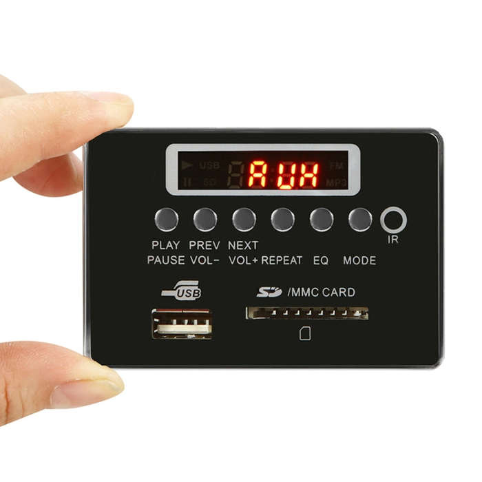 Car 12V Audio MP3 Player Decoder Board FM Radio SD Card USB AUX, with Bluetooth / Remote Control,...