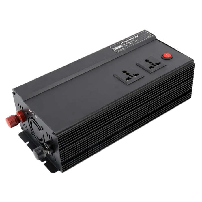3000W DC 24V to AC 220V Car Multi-functional Sine Wave Power Inverter, Random Color Delivery, 300...