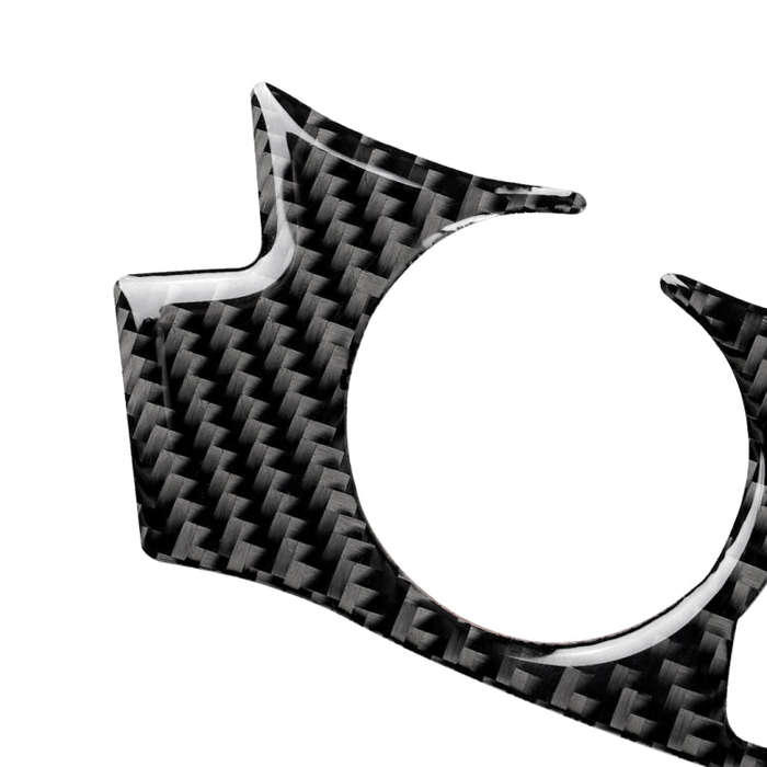 4 in 1 Car Carbon Fiber Steering Wheel Button Decorative Sticker for Lexus IS250 NX200 200t 300h,...