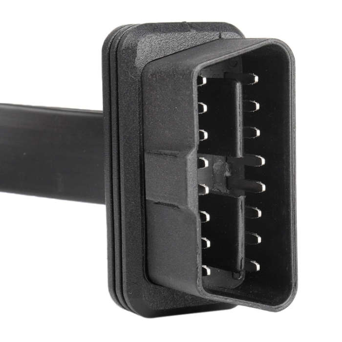 2 in 1 16PIN Car Straight Head OBD Diagnostic Extended Cable OBD2 Cable, Straight Head