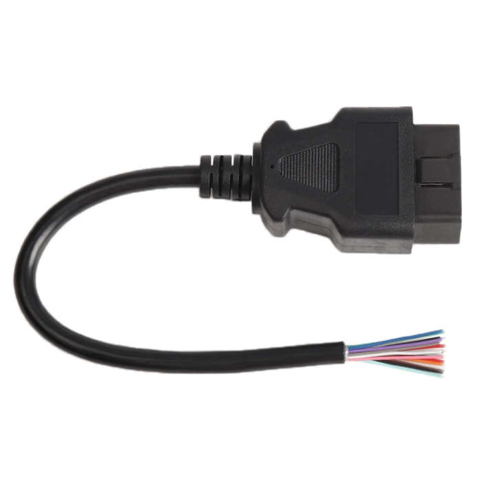 16PIN Male OBD Cable Opening Line OBD 2 Extension Cable for Car Diagnostic Scanner, Cable Length:...