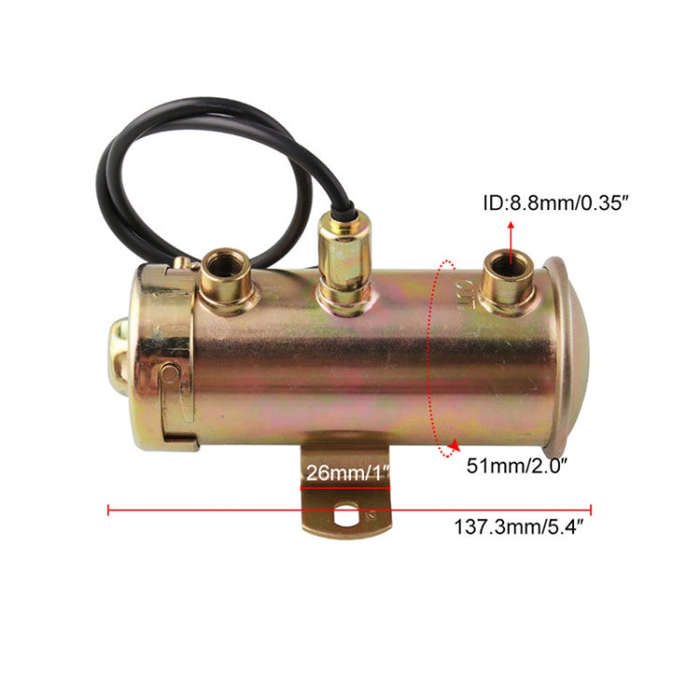 12V Car Modified Universal Electric Fuel Pump, Universal Electric Fuel Pump
