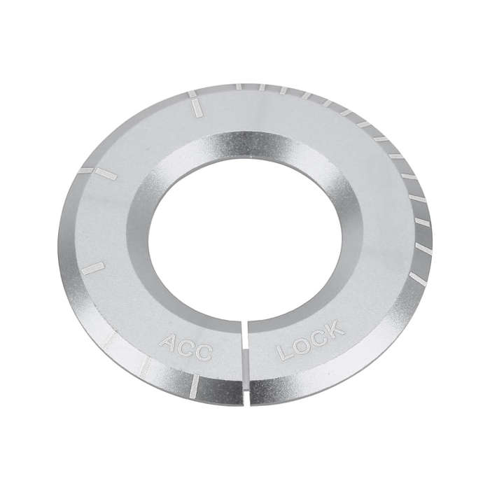 For Mercedes-Benz Metal Ignition Key Ring, Diameter: 4.8cm, For Mercedes-Benz (Silver), For Merce...