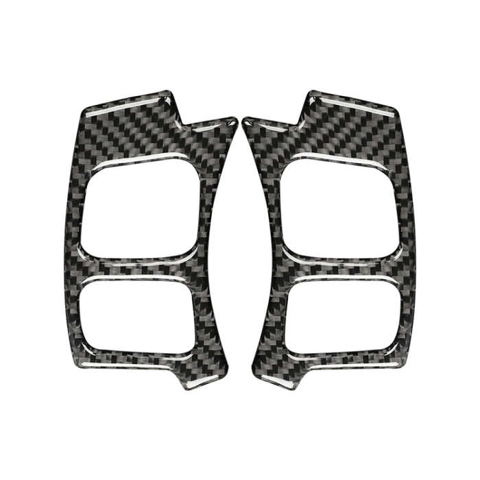 Car Carbon Fiber Steering Wheel Button Decorative Sticker for Lexus IS250 NX200 200t 300h 13-, Le...