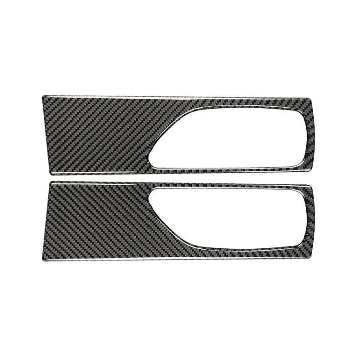 Car Carbon Fiber Rear Door Handle Decorative Sticker for Lexus IS250 2013-, Left Drive, Rear Door...