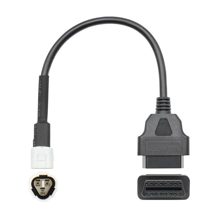 Motorcycle OBD Female to 3PIN Connector Cable for Yamaha, 3PIN