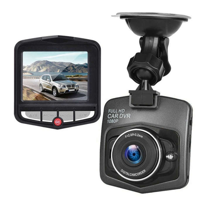 2.2 inch Car 480P Single Recording Shield Driving Recorder DVR Support Parking Monitoring / Loop ...
