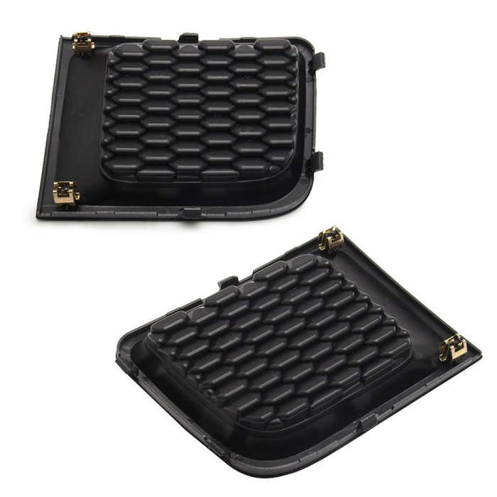 2 PCS Car Left + Right Front Bumper Lower Grille Bezel Cover for Jeep Renegade, Left + Right