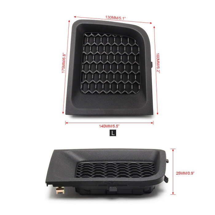 Car Left Front Bumper Lower Grille Bezel Cover for Jeep Renegade, Left