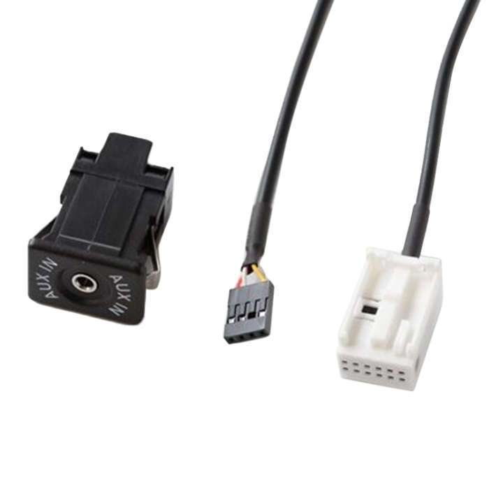 Car AUX Interface + Cable Wiring Harness for Mercedes-Benz Comand APS NTG CD20 30 50, For Mercede...