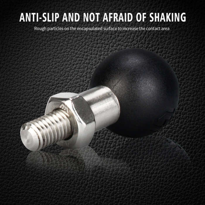 WUPP PJ-416A1 YF-213 Motorcycle Rearview Mirror Mount M8 Bracket Fixed Ball Head, M8