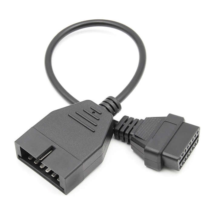 12Pin to 16Pin Car OBD2 Conversion Cable OBDII Diagnostic Adapter Cable for GM, 12Pin to 16Pin fo...