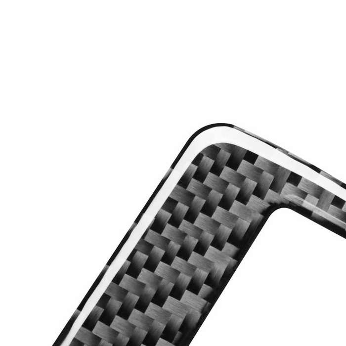 2 PCS / Set Carbon Fiber Car Window Buttons Decorative Sticker for Volkswagen Scirocco 2009-2016,...