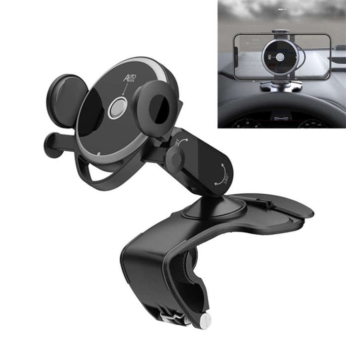 Car Multi-function Center Console Mobile Phone Holder with Number Plate, Mobile Phone Holder with...