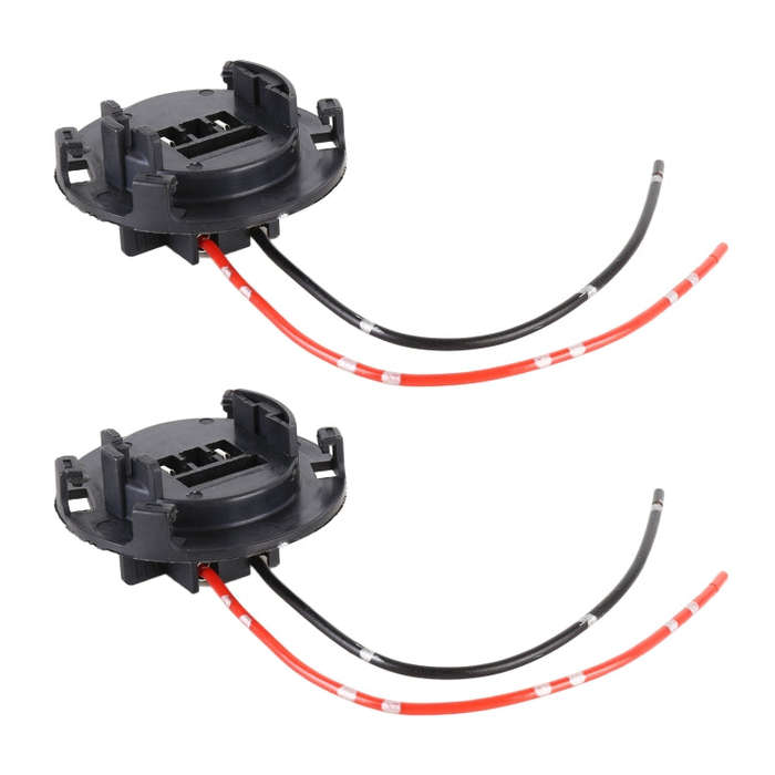 1 Pair TK-306 H7 Halogen Lamp Socket Car Bulb Holder Base with Cable for Hyundai Tucson 2017 / Ki...