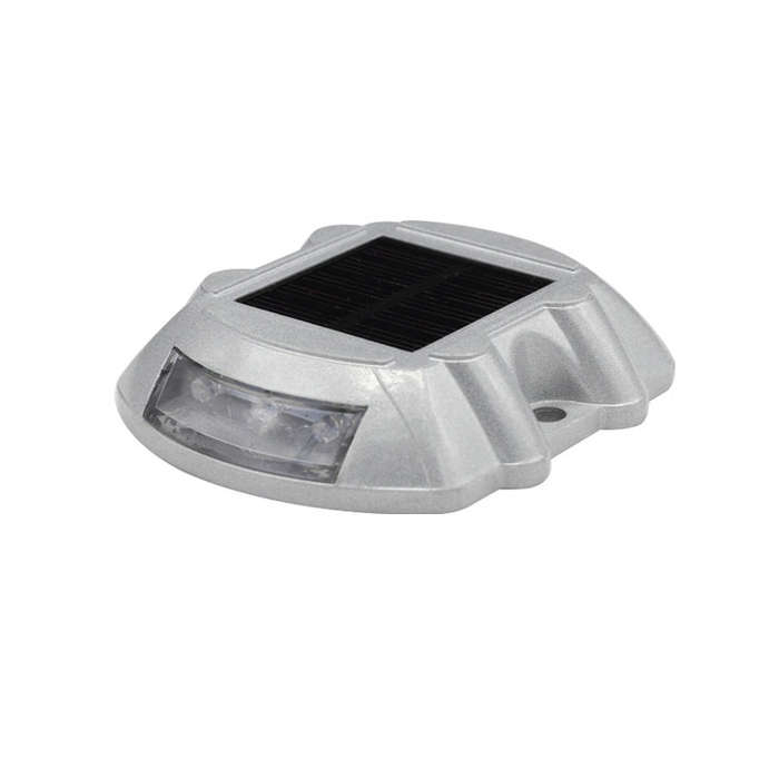 Solar Horseshoe Road Stud Light Car Guidance Light Road Deceleration Light, Constantly Bright Ver...
