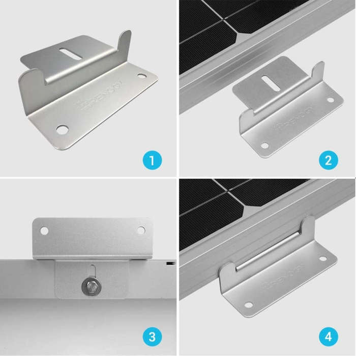 Outdoor RV Solar Panel Aluminum Alloy Bracket, Solar Panel Bracket