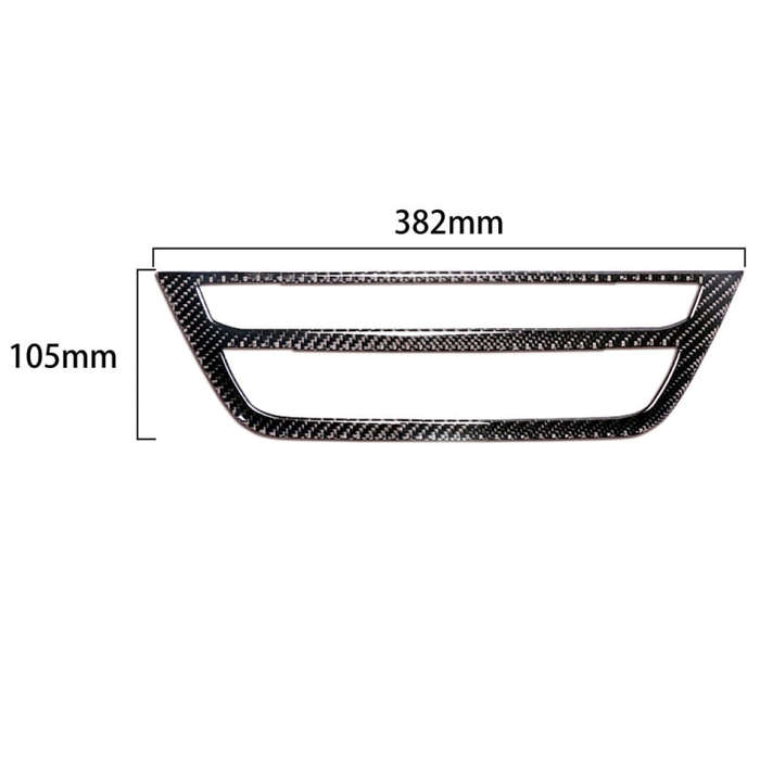 Car Carbon Fiber Air Conditioner CD Control Panel M Performance Decorative Sticker for BMW G01 X3...