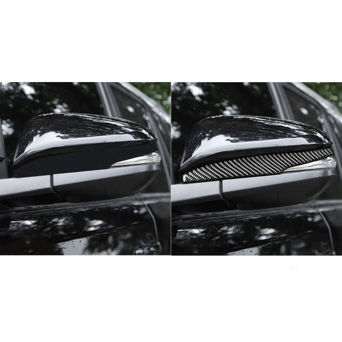 2 PCS / Set Carbon Fiber Car Rearview Mirror Decorative Sticker for Toyota 4Runner 2010-2020, Rea...