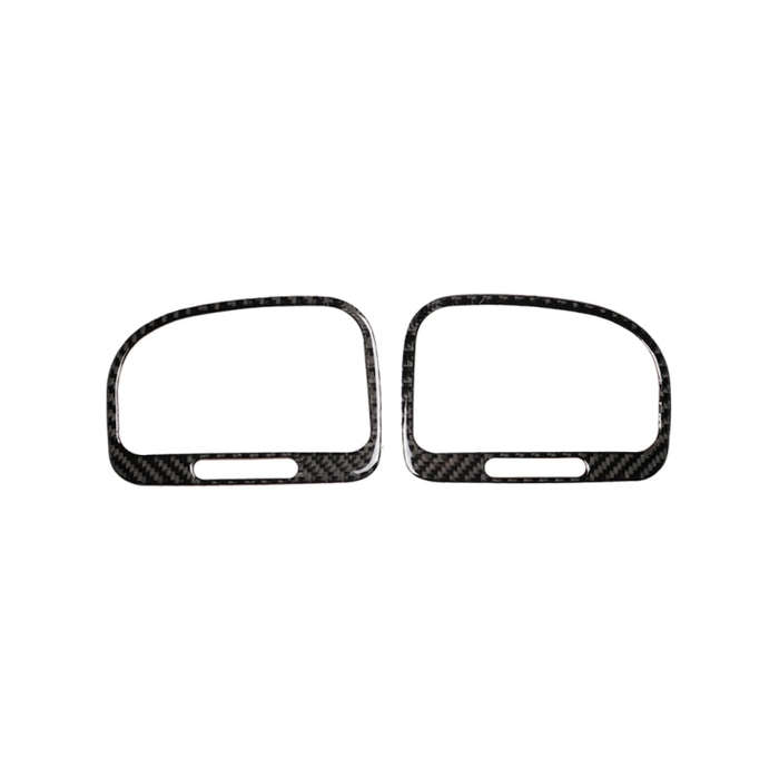 Carbon Fiber Car Left Right Air Outlet Decorative Sticker for Volkswagen Golf 6 2008-2012, Left R...