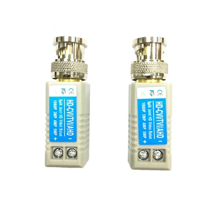 2 PCS Anpwoo 100B Upgrade Version Screw-type Coaxial HD-CVI/AHD/CVI 1CH Passive Transceiver Video...