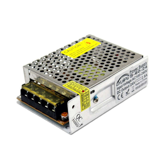 LED Regulated Switching Power Supply, Size: 110 x 79 x 36mm, S-48-12 DC12V 4A 48W, S-60-12 DC12V ...