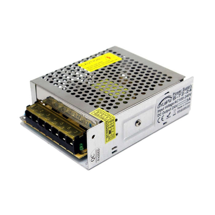 LED Regulated Switching Power Supply, Size: 129 x 99 x 40mm, S-72-12 DC12V 6A 72W, S-100-12 DC12V...