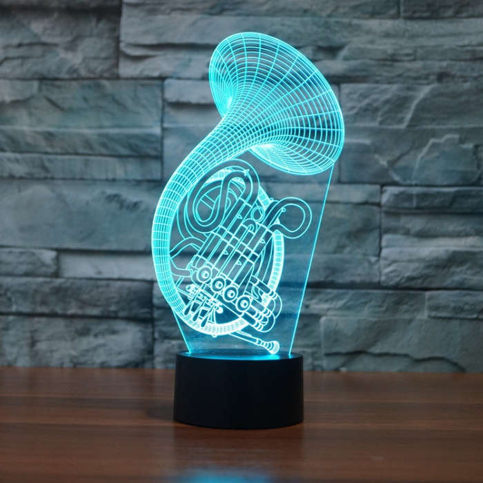 Black Base Creative 3D LED Decorative Night Light,16 Color Remote Control, locomotive 2, Wine Bar...