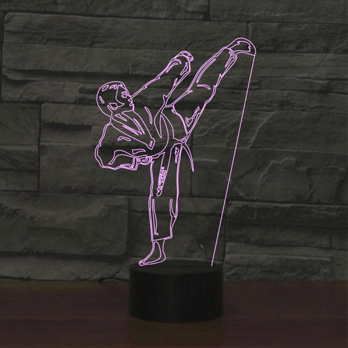 Black Base Creative 3D LED Decorative Night Light, USB with Touch Button Version, locomotive 2, W...
