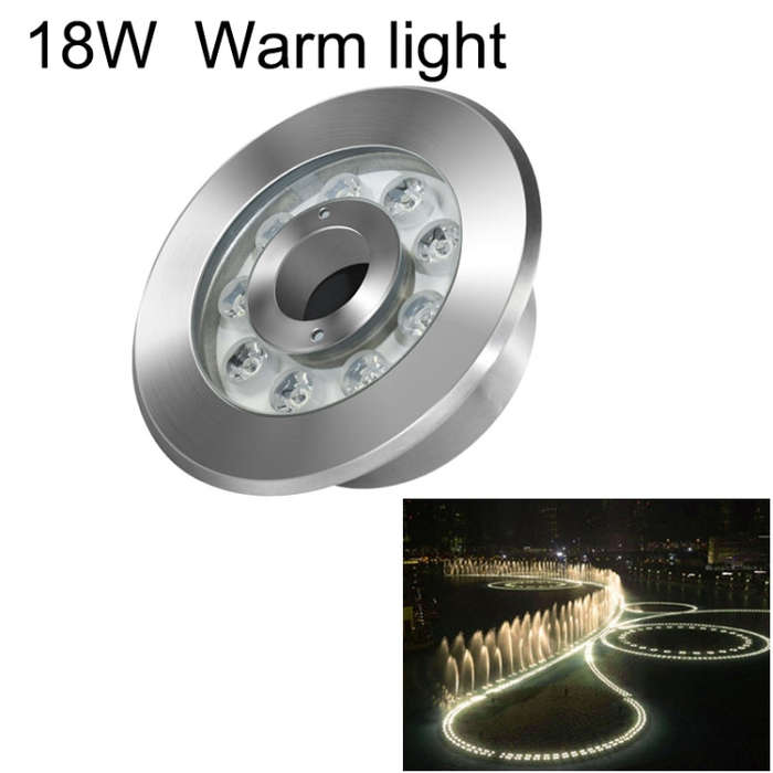 Landscape Ring LED Stainless Steel Underwater Fountain Light