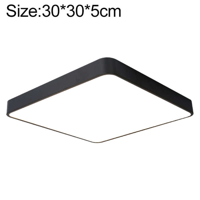 Macaron LED Square Ceiling Lamp, 3-Colors Light, 30cm, 40cm, 50cm, 60cm