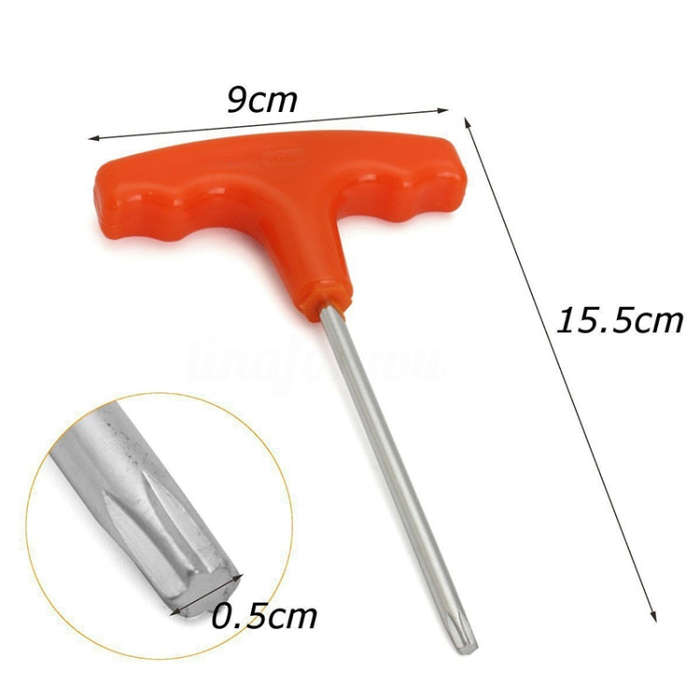 15cm Allen Screwdriver T Handle T27 Torx Driver for Stihl Makita, Allen Screwdriver