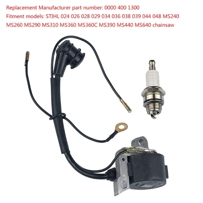 High Pressure Ignition Coil for STIHL MS AV028 024 026 240 260 029 034 038 039 044, For STIHL MS ...